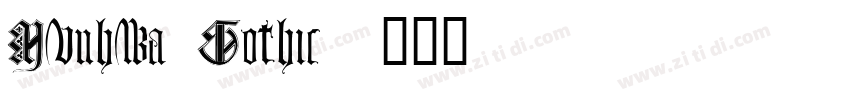 Munhwa Gothic字体转换